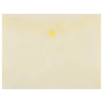 Envelope Wallet DONAU press stud, PP, C5, 180 micron, yellow
