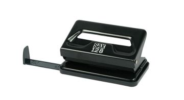 Hole Punch SAX 128S, capacity up to 12 sheets, black