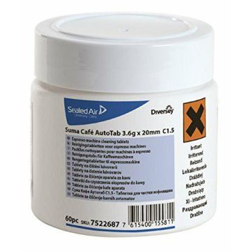 Suma Café AutoTab 2.0g x 15mm C1.3 60szt - tabletki do czyszczenia ekspresów do kawy