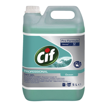 Cif Oxygel Ocean 5L - preparat do mycia podłóg i innych wodoodpornych powierzchni zmywalnych