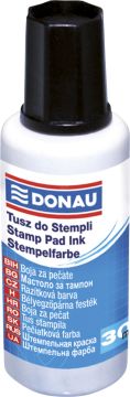 Tusz do pieczątek DONAU, 30ml, czarny