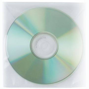 CD Envelopes for Q-CONNECT, 50pcs, white