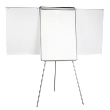 Flipchart Tripod Easel BI-OFFICE, 70x102cm, Magnetic Dry-wipe Board, with Extending Display Arms