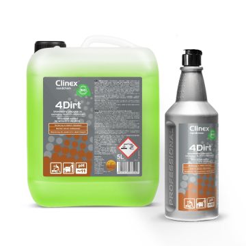 Clinex 4Dirt 5L - preparat do usuwania zabrudzeń tłuszczowych