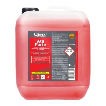 Clinex W3 Forte 10L - strong sanitary and bathroom cleaner