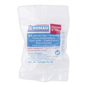 Self-adhesive Tape DONAU, 12mm, 10m