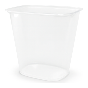 P-BOX KFB pojemnik prost.PP 500ml op.100szt (k/10) PRA500, WIELORAZOWE