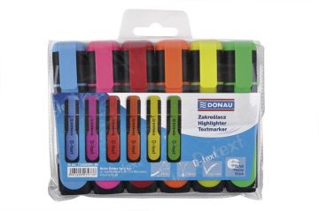 Highlighter DONAU D-Text, 1-5mm (line), 6pcs, assorted colours