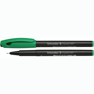 Cienkopis SCHNEIDER Topliner 967, 0,4 mm, zielony