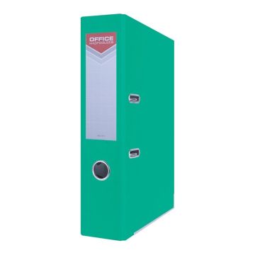 Binder OFFICE PRODUCT Officer with reinforced edge, A4/75mm, turquoise