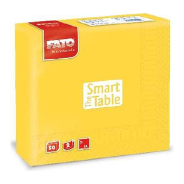 Napkins 33x33 2W yellow FATO 50pcs (k/24) Smart Table