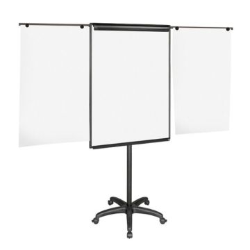 Flipchart mobilny BI-OFFICE, 70x102cm, tablica suchoś. -magn., z wyciąganymi ramionami
