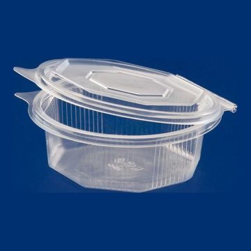 Pojemnik wielokątny zamykany 375ml PP, cena za opakowanie 50szt