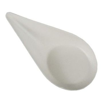 FINGERFOOD - DROP sugar cane plate 10.5x5.7cm white op. 50 pieces