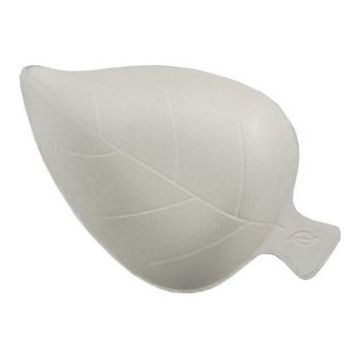 FINGERFOOD - LEAF sugar cane plate 8x6cm white op. 50 pieces