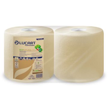Czyściwo w roli MAXI Lucart Eco Natural 800, 2 warstwy, 209 metrów, op. 2 rolki