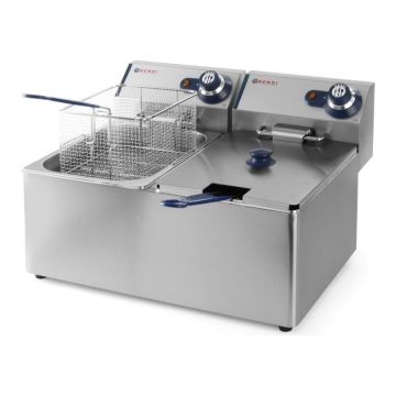Blue Line deep fryer, 2x8 l - code 205839