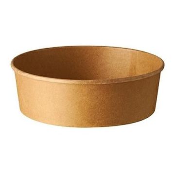 Miska sałatkowa KRAFT 400/500ml śr.150xh.46mm biodegradowalna op. 50 sztuk