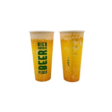 Cup PAP/DSP SW 500ml print "BEER" op.50szt (k/20) śr.90mm