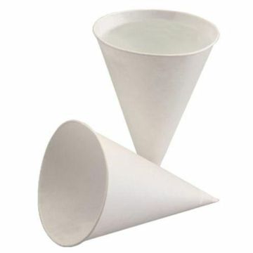 Kubek PAP/BIO rożek 150ml biały op200szt (k/25) śr.75mm