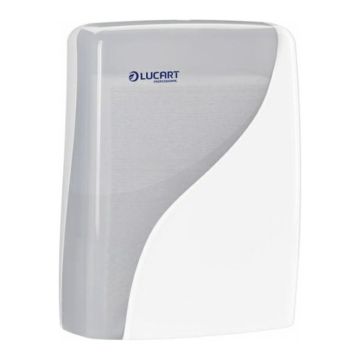 LUCART Identity Xpress Slim H2 - white paper towel dispenser 
