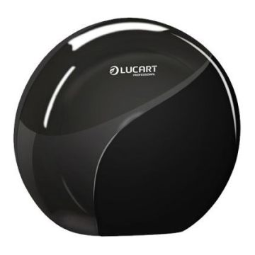 LUCART Mini Jumbo T2 black- paper tpwel dispenser