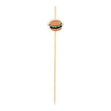 FINGERFOOD sticks 12cm BURGER op.100pcs. (k/8)