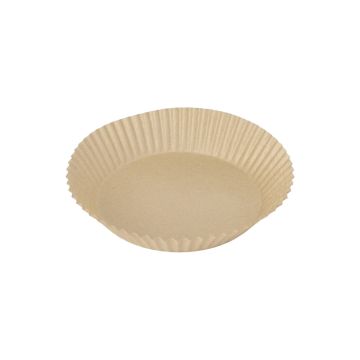 16cm brown baking trays for Air Fryers, pack of 100 (10 packs)