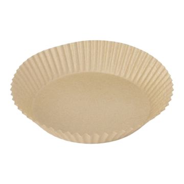 16cm brown baking trays for Air Fryers, pack of 100 (10 packs)