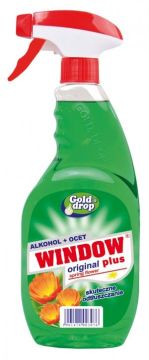 WINDOW +Plus Spring Flower 750ml - window cleaner alcohol + vinegar