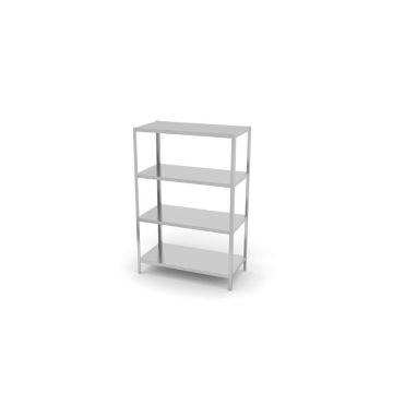 Regał magazynowy 4 półkowy 1200x600x(H)1800 - skręcany kod 812563