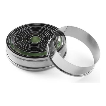 Round smooth cut-out form set of 14 pieces - code 673416