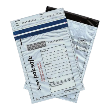 Koperty bezpieczne B5 AMERSAFE BIAŁE - 185x260 mm (k/10) op. 50 sztuk