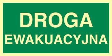 Emergency route CE - 150 x 300mm AC005CEFE