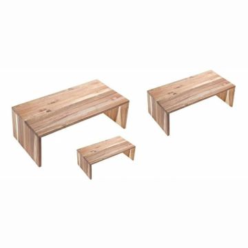 Acacia - buffet stand set of 3 pcs.