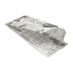 TIMES white hot dog bag 9 + 3x22cm, greaseproof parchment paper, 500 pcs