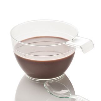 Cups 110ml PS crystal TAZZA, 50 pieces