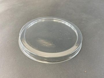 Cover PET flat 95mm diameter, 50pcs without holes