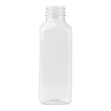 Bottle PET square 480ml 38mm thread 2 start, juices, smoothies, cocktails TnP, 100 pieces