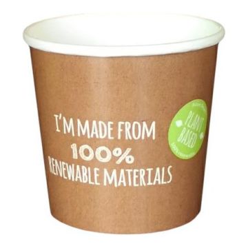 Pojemnik pap. 600ml PLANT PE FoodToGo 21oz, op. 25szt , śr. 114,8mm