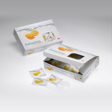 Refreshing tissue lemon