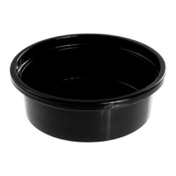 Saucepan fi.70,3mm PP (POT50N) 50ml op.100szt. (k/30) black, REUSABLE
