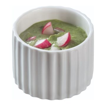 Finger food porcelana pucharek okrągły fi.56mm biały, op.12szt. (k/12)