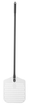 Łopata do pizzy aluminiowa, perforowana 310x350x1350 mm- kod 617137