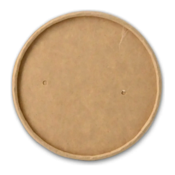 PAP/DSP lid fi. 92mm for kraft ice cream bowl op.50pcs. (k/20)