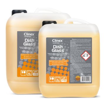 Clinex DishGlass 10L - preparat do mycia naczyń szklanych w zmywarkach gastronomicznych