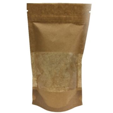 DOYPACK papierowy+ PE z okienkiem 2000ml op. 100szt rozmiar 210x110x310mm