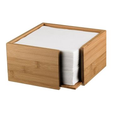 Bamboo napkin dispenser