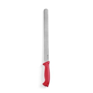 Nóż do kebaba, shoarmy, szynki HACCP - 350 mm, czerwony - kod 842928
