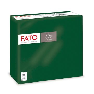 Napkins 38x38 2W PUNTA FATO dark green 40pcs. (k/30) FATO Star